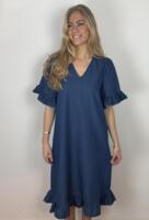 Kjole - Thyra Chambre - Denim blå - Continue