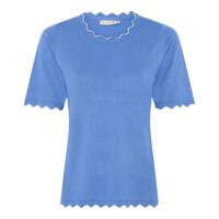 T-shirt Strik - Waves - Blå - Micha