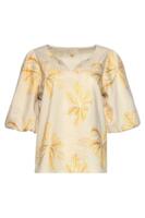 Bluse - 26052 - Sand/Gul - Smashed Lemon