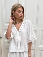 Bluse - Amanda - Off White - Continue