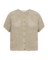 Cardigan - FQtota - Beige - FREEQUENT