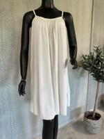 Stropkjole - Stribet - Beige - Vanting