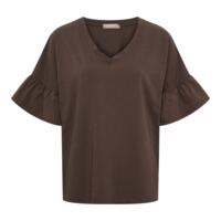 T-shirt - Sabela - Mørkebrun - MARTA du Château