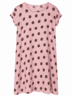 Kjole - Rosa/Brun - PuroLino