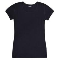 Uld T-shirt - Merino - Sort - Joha