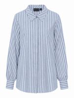 Skjorte - 320-60036 - Stribet/Lyseblå - Brandtex