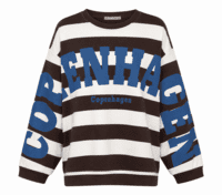 Sweatshirt - Nerina - Brun/Blå - MARTA du Château
