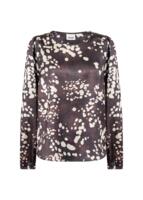 Bluse - WA-Jovina 2 - Brun mønsteret - Wasabi Concept