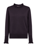 Pullover - Strik - FQkatie - Mørk Violet - FREEQUENT