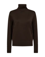 Pullover - Strik - FQkatie - Brun - FREEQUENT