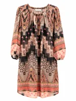 Tunika - 9912 - Sort/Pink - Vanting Plus