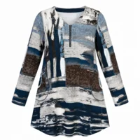 Tunika - Fine - Navy - PONT NEUF
