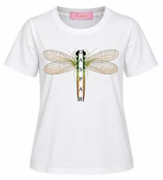 T-Shirt - Tokyo - Hvid/Grøn - Gaspar