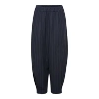 Bukser - Nebula - Navy/Nålestribet - MARTA du Chateau
