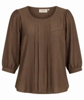 Bluse - Goldi - Brun - IN FRONT
