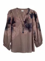 Bluse - Ariella - Brun/Sort - IN FRONT