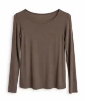 Bluse - Aura - Brun - Wilto