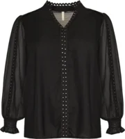 Bluse - Leanna - Sort - Cassiopeia