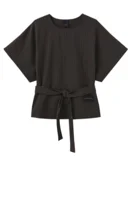 Bluse - Zenta - Brun/Nålestribet - Luxzuz One Two