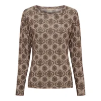 Bluse - Elissa - Brun/Beige - Marta du Château