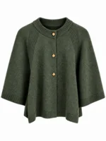 Cardigan - Louis Cape - Army - Continue