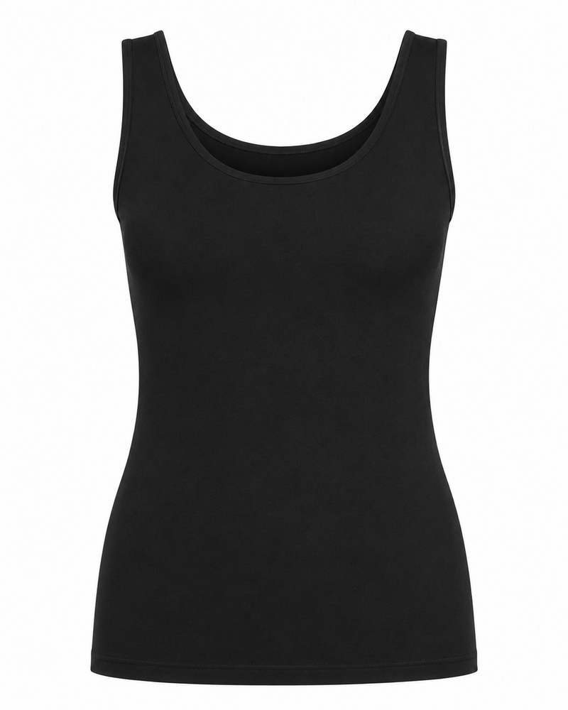 Tanktop - Bambus - Sort - Trofé