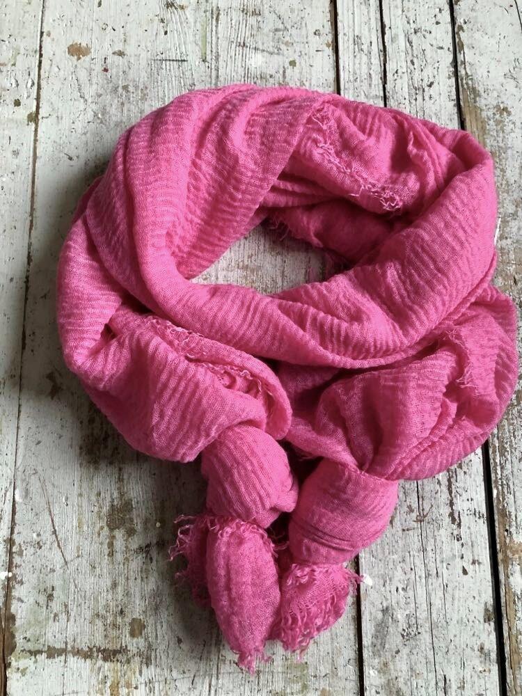 Tørklæde - Lys Fuchsia - Vanting