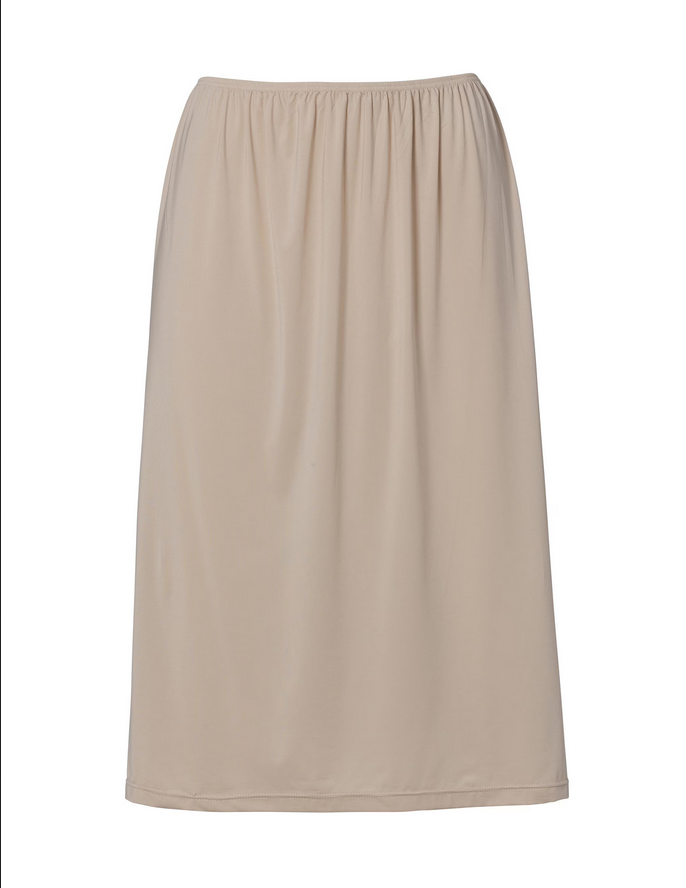 Trofe Slip Skirt Long Beige X-Large Dame