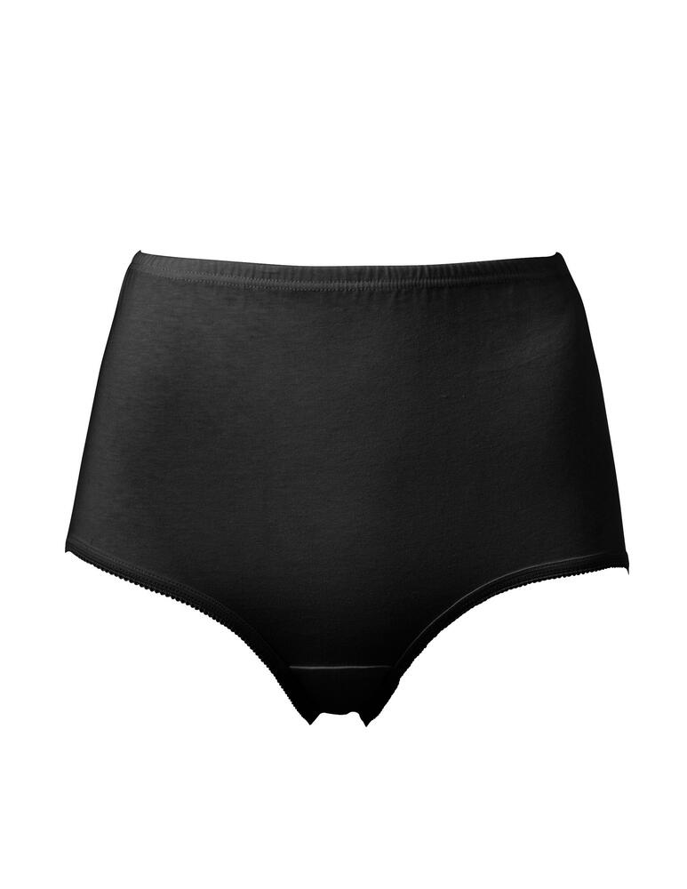 Trofe Seamless Maxi Briefs Trusser 2P Sort bomuld XX-Large Dame