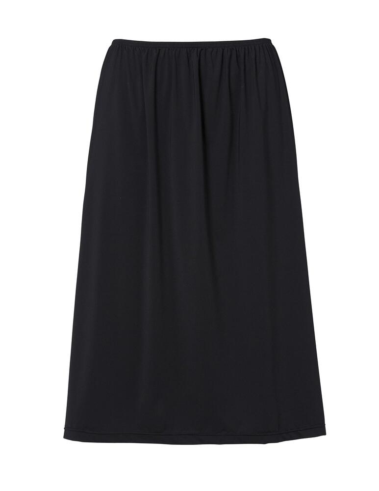 Trofe Slip Skirt Long Sort X-Large Dame