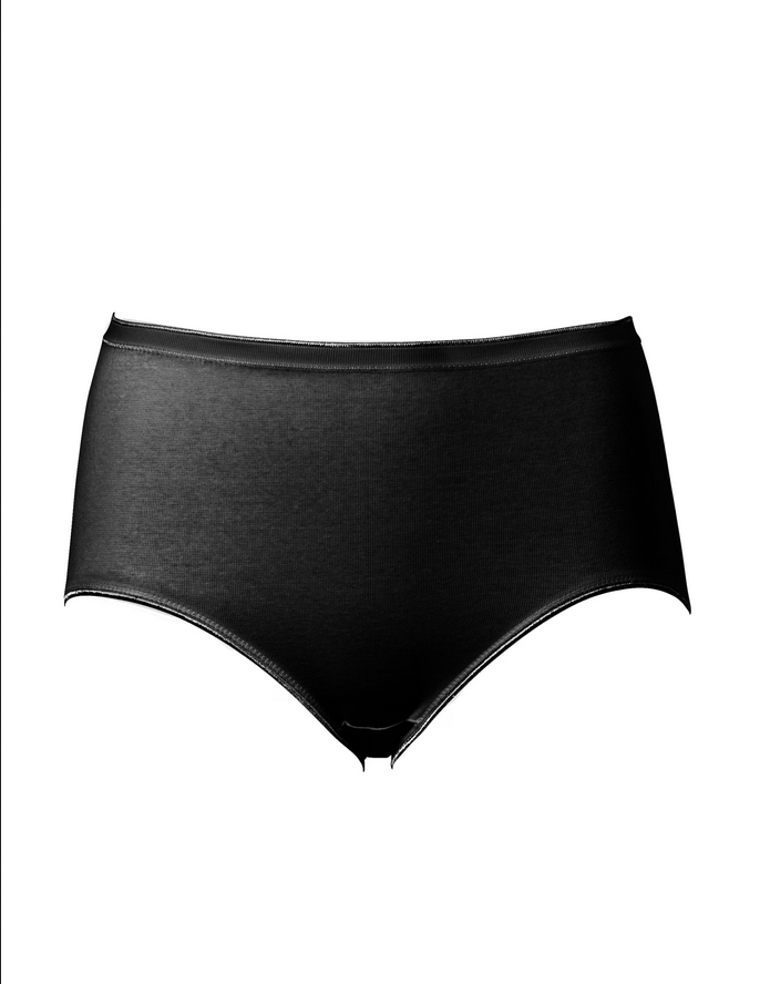 Trofe Seamless Maxi Briefs Trusser 2P Sort bomuld Small Dame