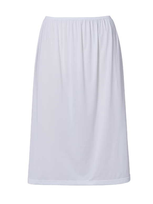 Trofe Slip Skirt Long Hvid X-Large Dame