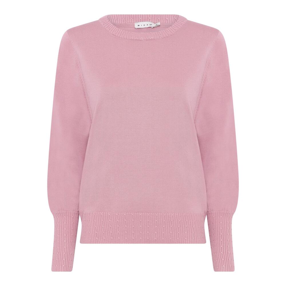 Jumper - Strik - Basic Ecovero - Rose - Micha