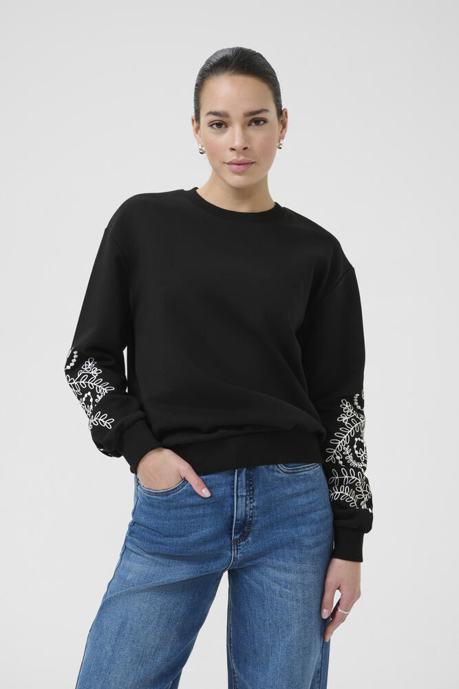 Sweatshirt Kavivian Black Deep Kaffe