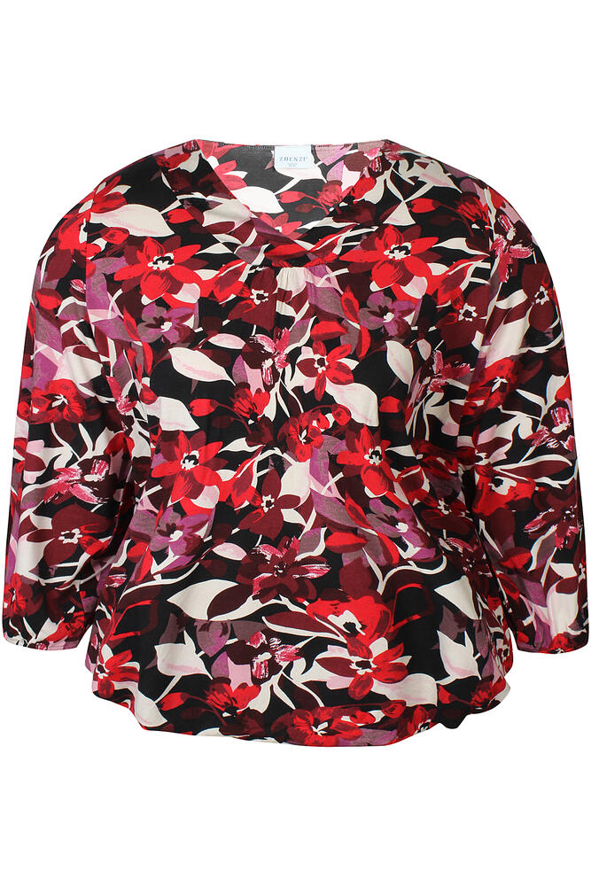 Bluse Saki Maroon Zhenzi