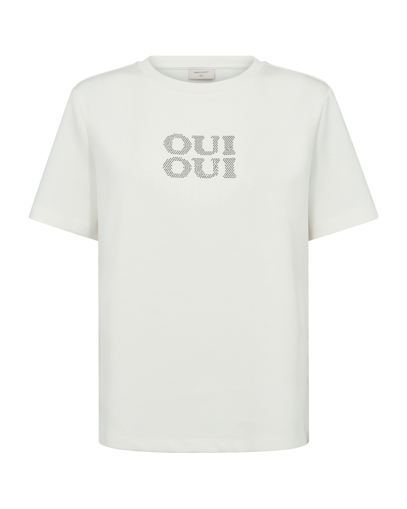 T-Shirt - FQMALAK - Star Off White - FREEQUENT