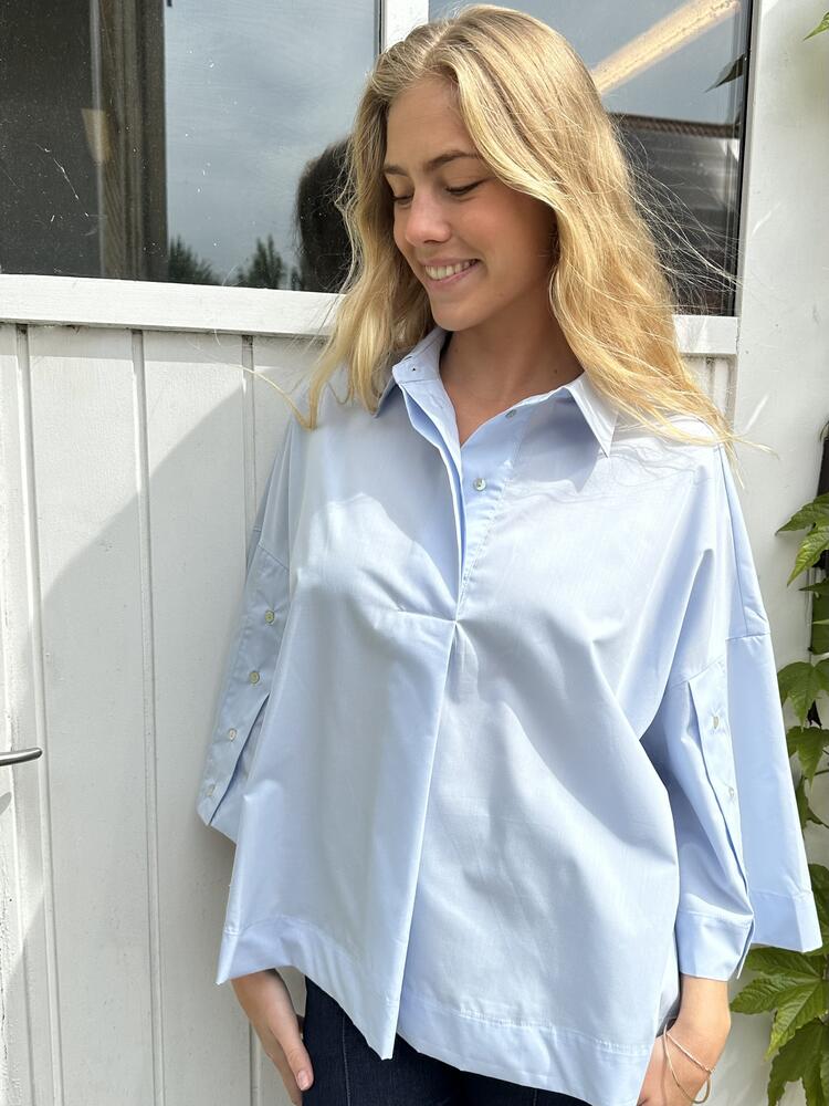 Skjorte - Klara - Light Blue - Continue