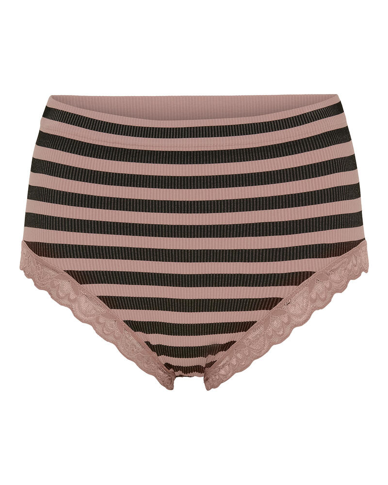 Trusser - ISA Stripe Dark Midi - Rosa Antico - Tim & Simonsen billede