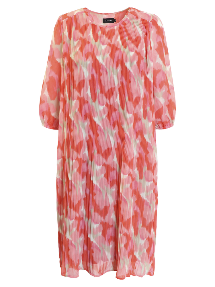 Kjole - Mønster - Koral/Rosa - Brandtex