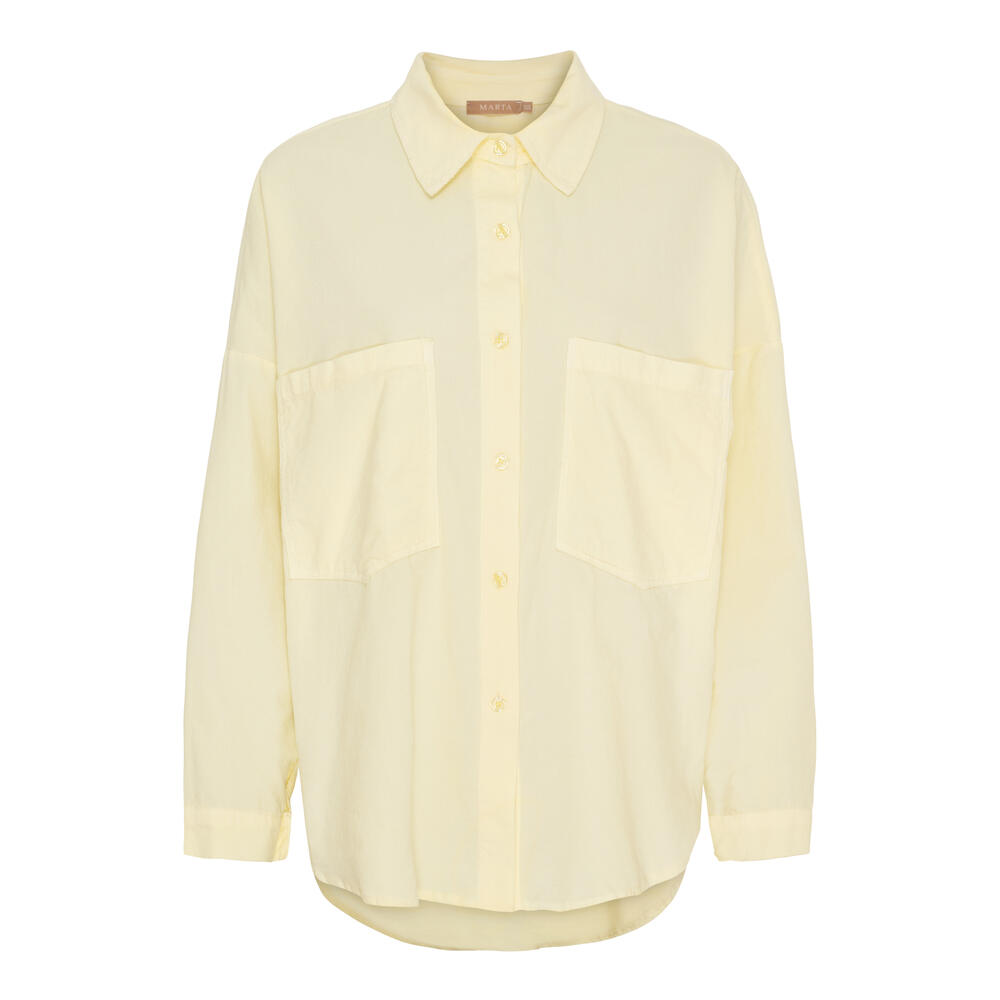 Fløjlsskjorte - Coline - Yellow - Marta du Château billede