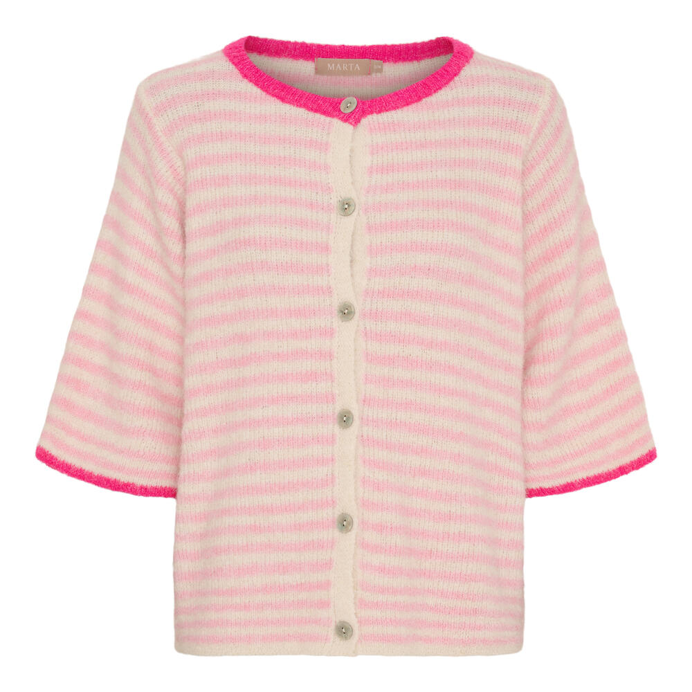 Cardigan - Strik - Susanne - Pink - MARTA du Château