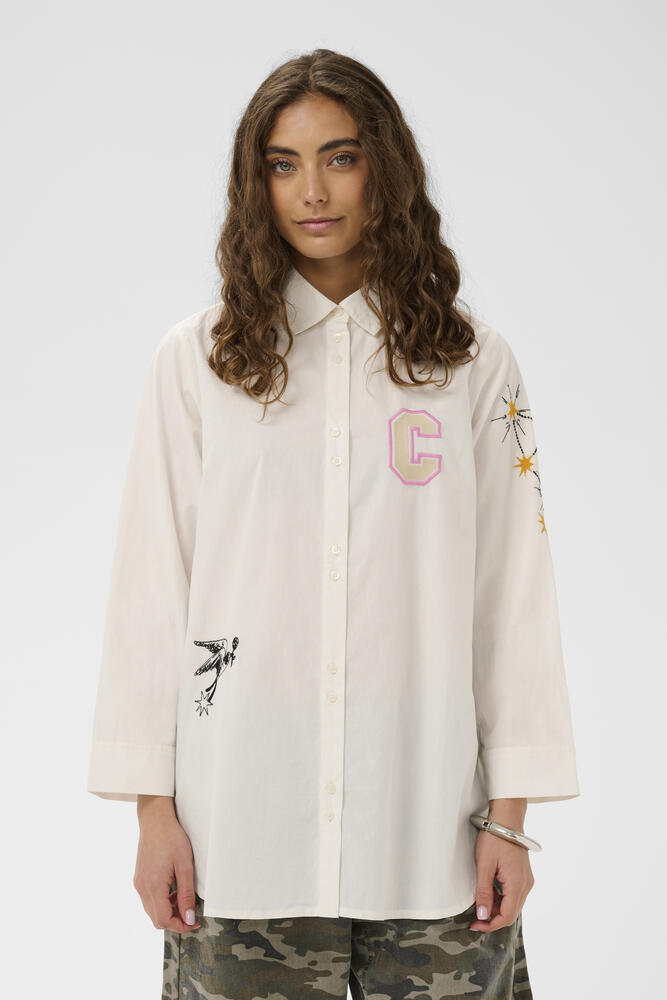 Skjorte - CUjila Olena - Spring Gardenia - CULTURE