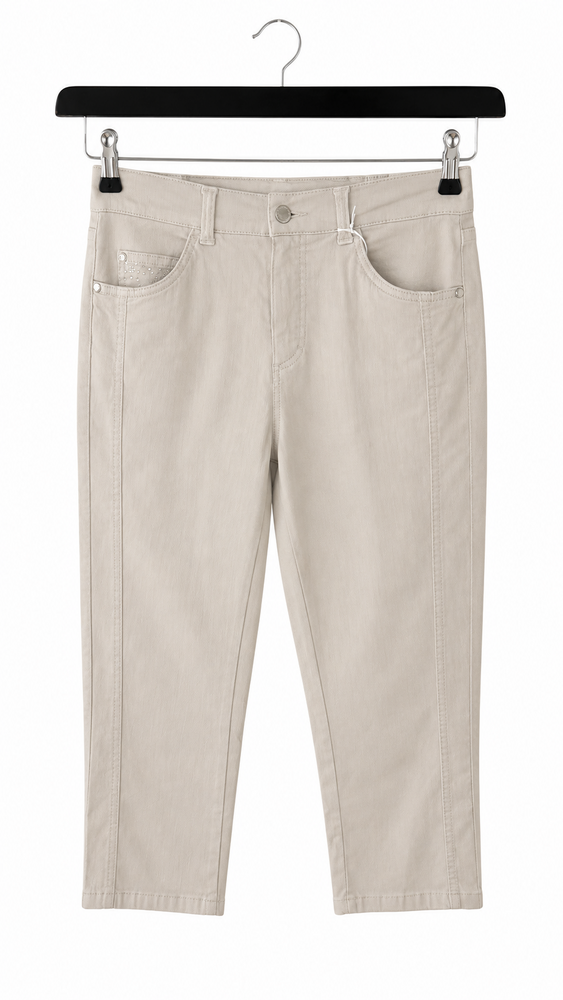 Capri bukser - Dora Milano - Beige - Anna Montana