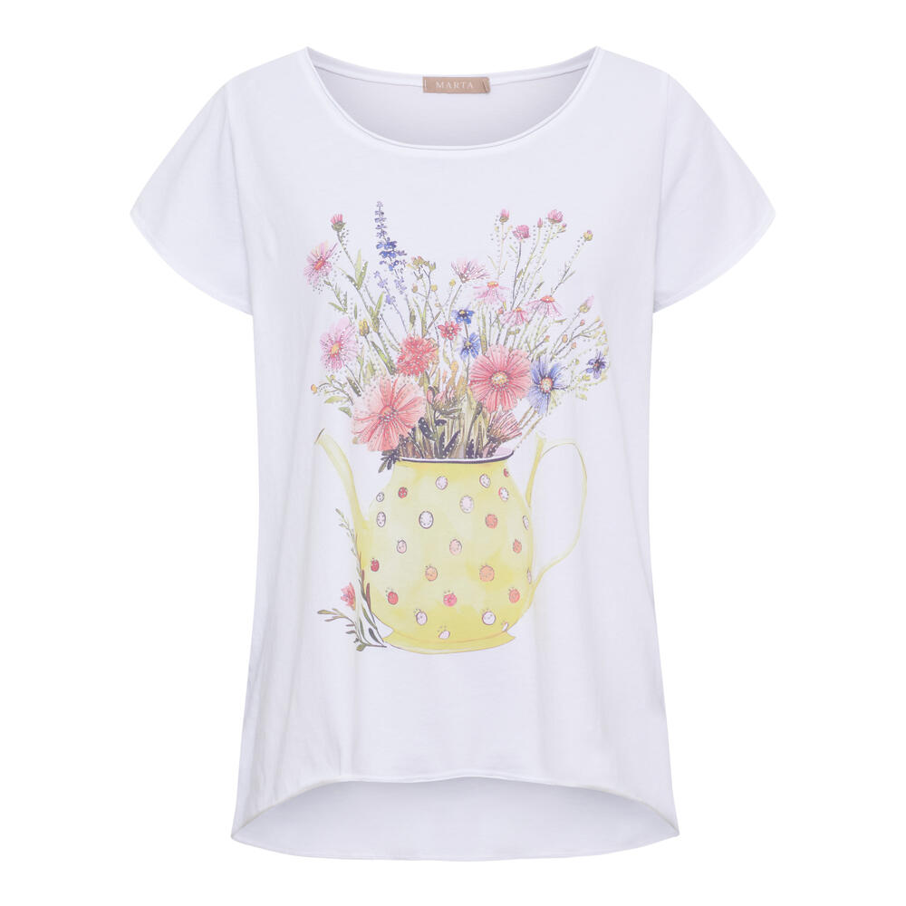 T-shirt - Marie - Yellow - Marta du Château billede