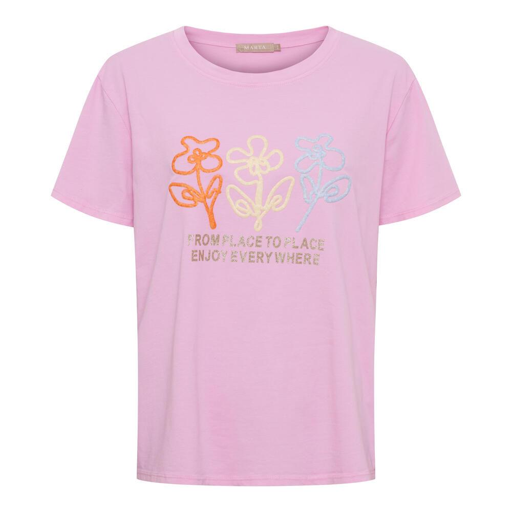 T-Shirt - Cerelia - Pink - Marta du Château billede