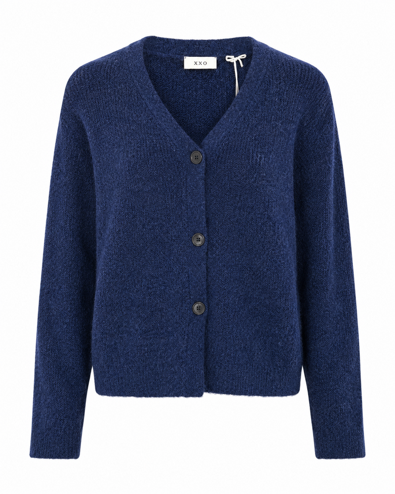 Cardigan - Strik - 13321 - Navy - M.X.O