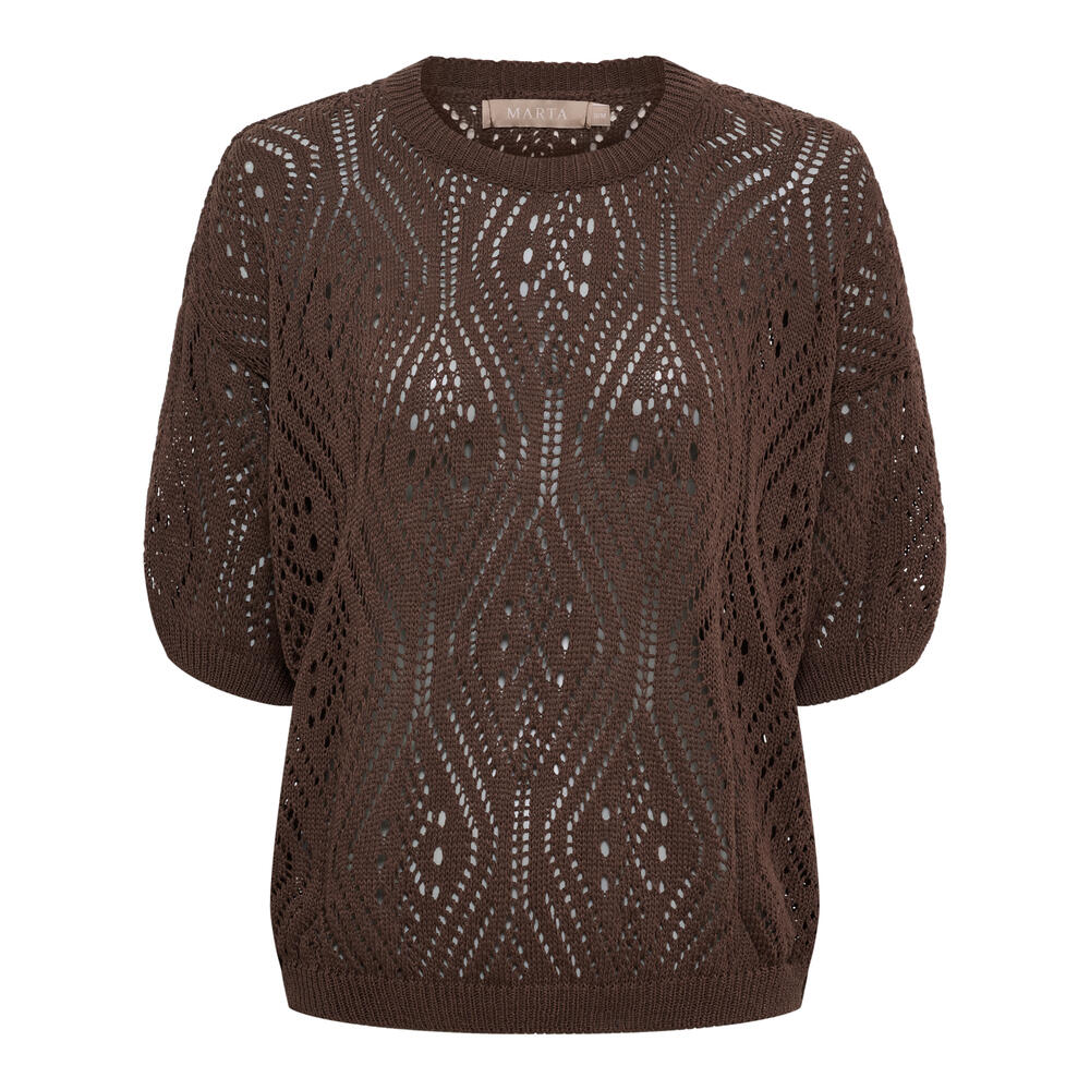Pullover - Strik - Vina - Brun - MARTA du Château billede