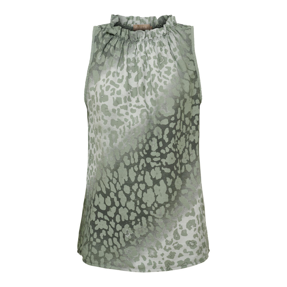 Top - Lucina - Oliven/Leopard