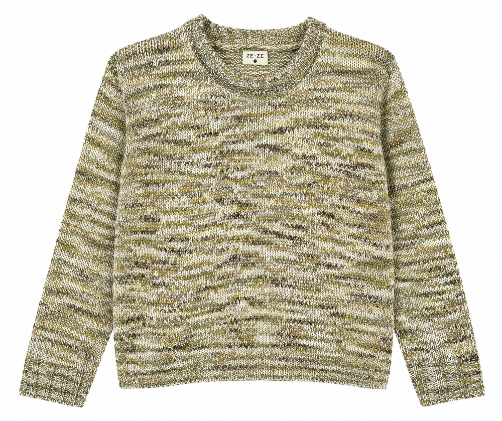 Pullover - Strik - Galina - Grøn - ZE-ZE