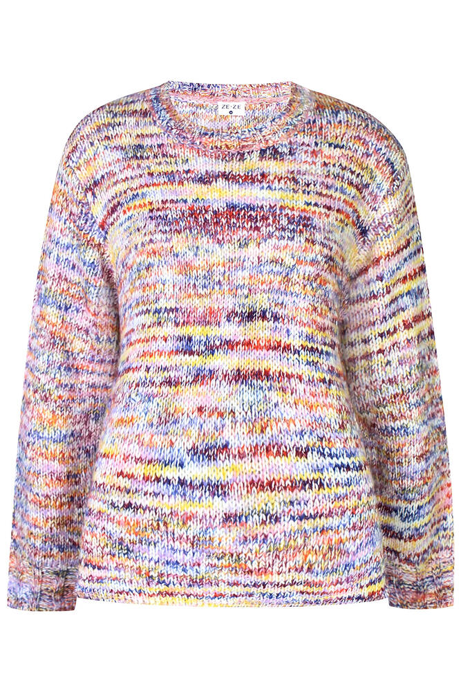 Pullover - Strik - Galina - Multicolor - ZE-ZE